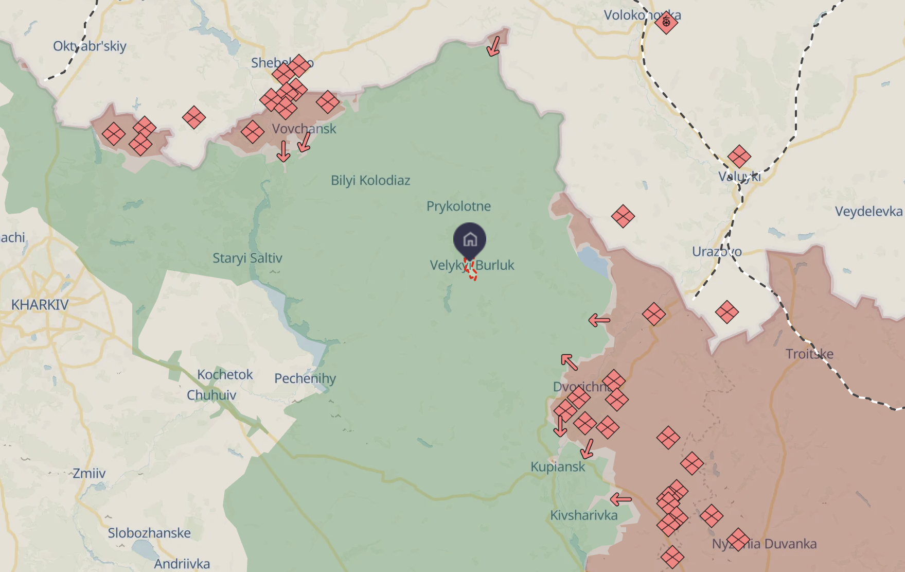 Ukrainian troops drive Russians to the border after liberating villages in Kharkiv region